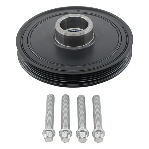HouYeen Crankshaft Pulley with Screws for Mi-ni R55 R56 R57 R58 R59 R60 R61 To-yota Auris E18 Avensis T27 RAV4 Verso R2 1.6 2.0 D4D