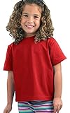 Rabbit Skins Toddler Short-Sleeve T-Shirt (M-3301) Tee Available in 31 Colors 5T/6T Red