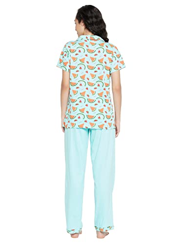 Image of Clovia Cotton Women Pajama Pajama Set