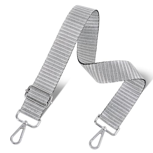 Image of chushui Silver Hardware Purse Strap,Replacement Crossbody Adjustable Shoulder Strap for Handbag Bag