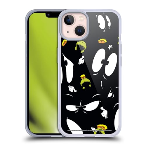 Head Case Designs Officially Licensed Looney Tunes Marvin The Martian Patterns Gel Case [Military Grade Protection] Compatible with Apple iPhone 13 and Compatible with MagSafe