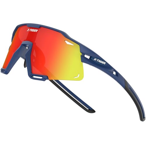 Image of X-TIGER Polarized Kids Sunglasses Youth Baseball Sunglasses UV400 Boys Girls Sports Sun Glasses for Softball Cycling Scooter
