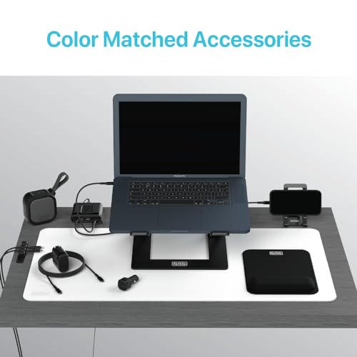 BLACK+DECKER Laptop Stand for Desk - Ergonomic Laptop Stand for Desk - Laptop Riser Compatible with MacBook Notebook Computer - Laptop Holder Computer Stand - Laptop Accessories by BLACK+DECKER - Image 8