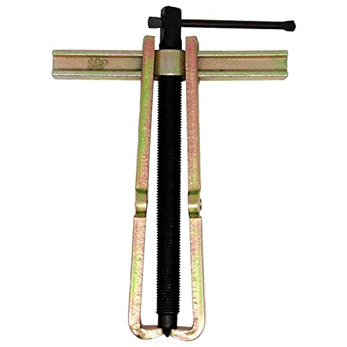 Yugtcen Bearing Puller 2 Jaw, Adjustable Gear Puller Two Claw Steering Wheel Puller Tool, Pilot Remover Repair Hand Tool Carbon Steel Pulley Puller Remover Straight Type For Motorcycle Auto Car #TOP3