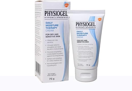 PHYSIOGEL HYPOALLERGENIC Daily Moisture Therapy Cream for Dry &amp; Sensitive Skin – Long-Lasting Hydration &amp; Barrier Repair –...