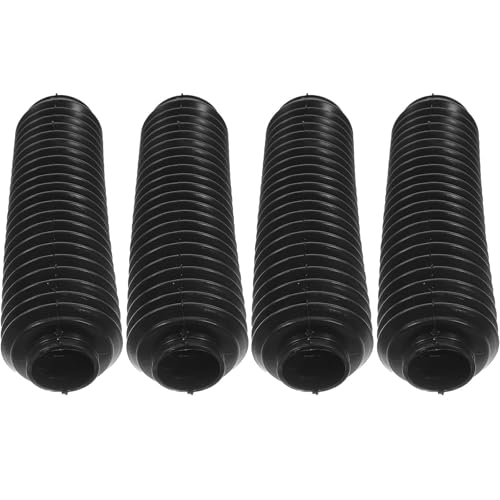 MUELODSIC 4 piezas Protector Amortiguador Horquilla Delantera Moto Funda Antipolvo Ligera para Choque Compatible Motocross y Enduro Accesorio Esencial para Hombres Motociclistas