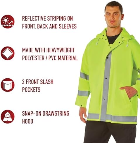 Rothco Reflective Rain Jacket