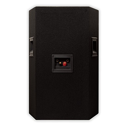 Acoustic Audio by Goldwood PA-380X Acoustic Audio Passive DJ Speakers 8" PA Karaoke 3-Way Studio Home Audio, Black (Pack of 2)