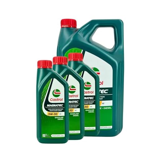 Motorolja 5W-30 Magnatec Stop Start A5 [8 L] Castrol SET159A608L olja smörjning