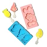 [Buen compañero en verano] El molde para paletas contiene: 6 moldes para paletas + 6 paletas. Puede hacer fácilmente una variedad de paletas con sabores de frutas, es la elección perfecta para cualquier refrigerador y la mejor opción para el verano fresco.