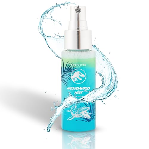 Profusion Cosmetics Jurassic World Mosasaurus Mist Makeup Collection, Hyaluronic & Long-Wearing Setting Spray, Talc-Free & Paraben-Free Makeup
