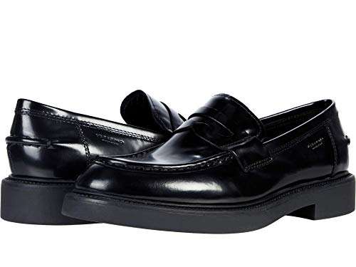 Image of Vagabond Shoemakers Alex W Polished Leather Penny Loafers