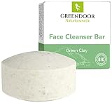 GREENDOOR feste Gesichtsreinigung mit Tonerde 57g, bei trockener/normaler/empfindlicher Haut...