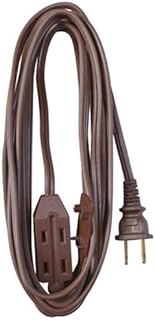 Master Electrician 09405ME 20-Feet Vinyl Cube Tap Extension Cord, Brown