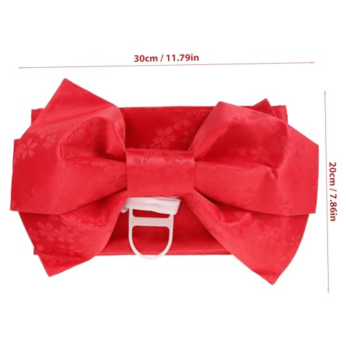 GALPADA 1Pc Japanese Kimono Waist Belt with Bow Vintage Yukata Girdle for Ladies Elegant Accessory for Wedding and Party Lightweight and Comfortable Design2