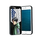 Anime Manga iPhone 8 Plus/7 Plus Case,Japanese Attack-on-Titan Manga Character iPhone Case for Men Boys Women Cute Cartoon Design Soft Silicone Cover Case for iPhone 8 Plus/7 Plus (Attack-On-Titan)