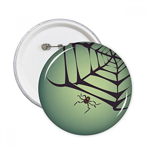 Cadeau Halloween Badge Araignée Noir lot de 5 boutons décoratifs multicolores