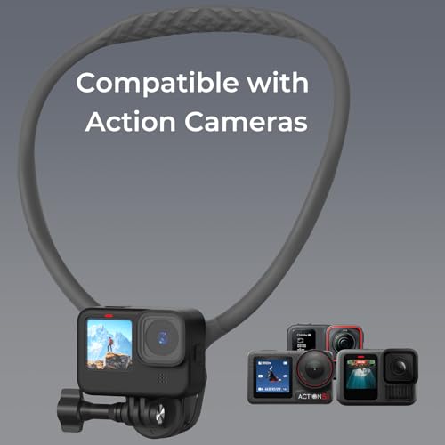 【2026 Extended Long】 Magnetic Neck Mount for Phones, 27.6