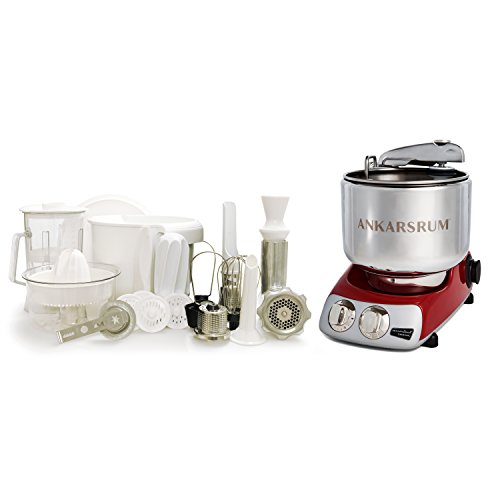 Ankarsrum Original AKM 6290 Red Stand Mixer Deluxe Package