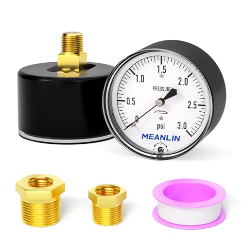 MEANLIN MEASURE 0-3 psi Gauge