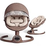 BEBE2LUXE Alpha : Balancelle bebe/Transat bebe électrique (chocolat)