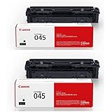 Canon 045 Black Toner Cartridge - 2 Pack in Retail Packing