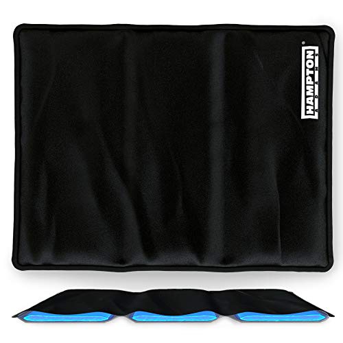 Reusable Ice Pack for Injuries (Hot & Cold Therapy) Soft Gel, Flexible Medical Grade Compress - Refreezable Shoulder, Rotator Cuff, Knee, Perinatal, Neck, Headache Pain Relief, First Aid, Cryotherapy