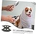 BESPORTBLE Convenient Pet Grooming Hammock for Cats and Dogs Install Beauty Hammock for Nail Trimming and Care Lightweight Design Light Green for Small to Medium Pets