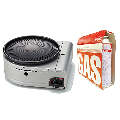 やきまる 焼肉グリル スモークレス CB-SLG-2 お得なセット (本体+カセットガスボンベ3P)