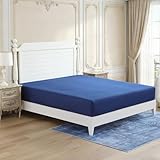 ClevaHome Drap Housse 90 x 200 cm,Bonnet Jusqu’à 28 cm,Polyester brossé Ultra Doux,certifié Oeko TEX Standard 100,élastique intégral,Infroissable et résistant à la décoloration