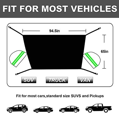 Windshield Snow Cover With Side Mirror Covers, Protects Windshield And Wipers From Weatherproof, Rain, Sun, Frost, Extra Large Size Fits For Most Vehicles, Cars And Suv #TOP3
