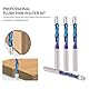 Spiral Flush Trim Router Bit, 8mm Schaft 35mm Schnittlänge Vollhartmetall Kompression Flush Trim Router Bits Spiral mit Nano beschichtet,2 Flutes Up und Down Cutter Bits für Holzbearbeitung Trimmen
