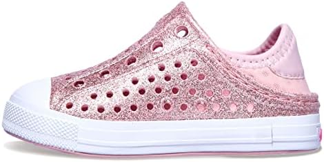 Skechers Baby Girl's Foamies - Guzman Steps Glitter Mist 308005N (Toddler) Pink 10 Toddler M