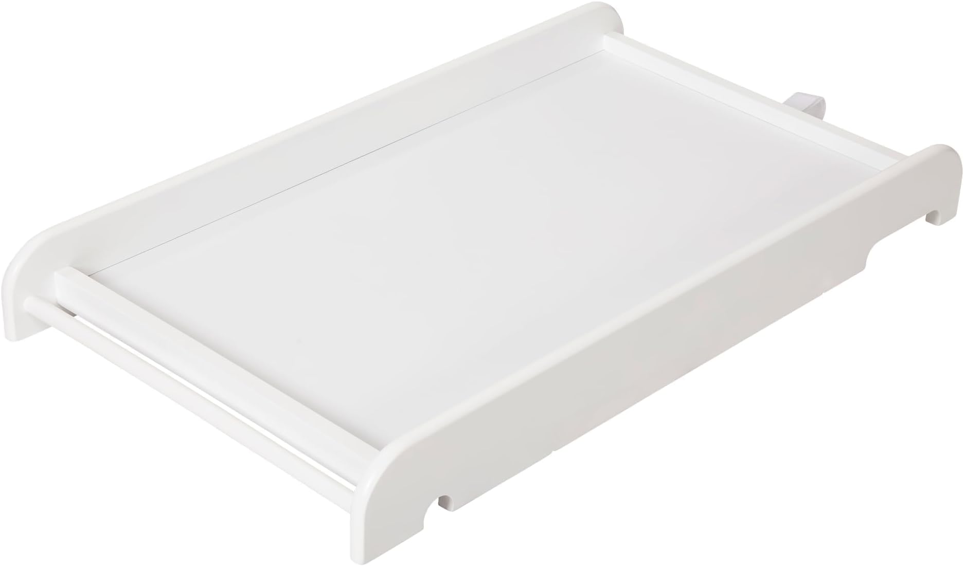Tutti Bambini Universal Cot Top Changer in White | Fits Most Standard Cots & Cot Beds, Suitable for Use Up to 10kg (Approx. 12 Months) | L87 x W50 x H10cm - NO Side Shelves Included (Updated Version)