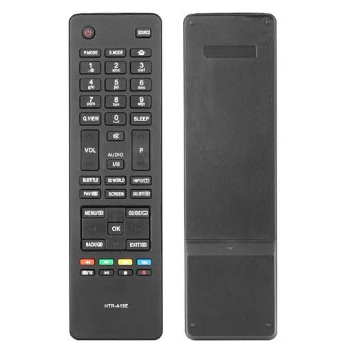 Télécommande HTR-A18E compatible avec Haier LED LCD TV LE22M600CF LE24M600C LE24M600CF LE24B8000T LE28M500C LE28M600C LE28F6600C LE28F6000T LE29G690C LE32M62M690C LE32M62M690C LE32M690C 00C