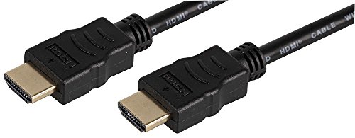 Câble HDMI High Speed mâle vers mâle 15 m noir connecteur plaqué or écran