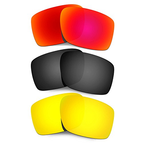 Lentille pour Oakley Double Edge noire renforcée incassable et anti-reflet