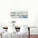 Hardy Gallery Abstract Canvas Wall Art Prints: Seascape Painting Artwork Picture for Bedroom (16'' x 12'' x 3 Panels)