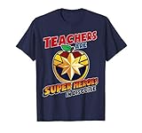 Marvel Teachers Are Super Heroes In Disguise Captain Marvel T-Shirt