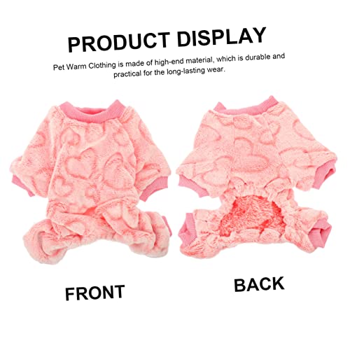 Balacoo 5 Pçs Cachorros De Inverno Pijama Cachorrinho Camisa Quente Acessório S Suéteres Macacão Por