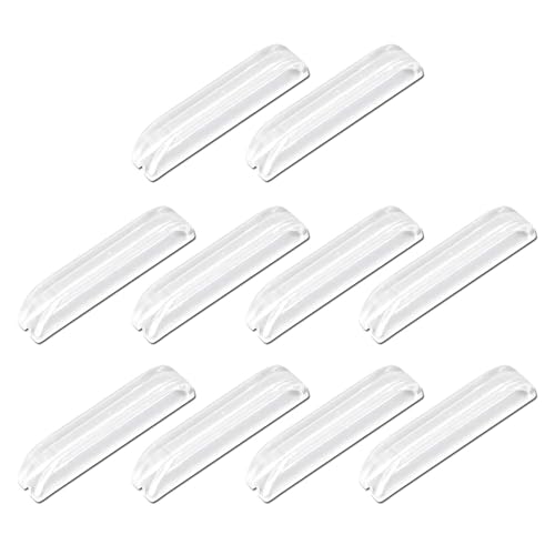 FarBoat 10Pcs Acrylic Fish Tank Glass Canopy Handles 2 inches Handles Mini Clear Hardware for Box Case Jewelry Box Wood Case