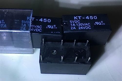 Relé KT-450 5VDC de 8 pines componente electrónico 4078-5V para circuitos 1 pieza