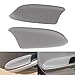 LUJUNTEC Front Door Panels Armrest fits 2008-2012 For Honda For Accord Door Armrest Grey(2PCS)