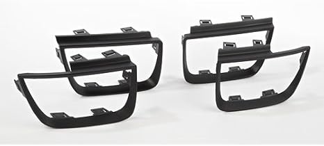 Anzo USA 351001 Black Flat Tail Light Bezel for Chevy Camaro- 4 Piece