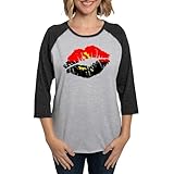 CafePress Angola Flag Country Native ANC Long Sleeve T Shirt Women's Baseball Tee