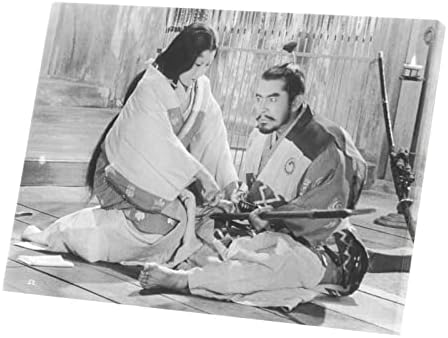 Tableau mural Impression sur Toile Photo de Film/Akira Kurosawa/Le Chateau de L'araignee (85 cm x 60 cm)