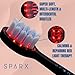 Sonic LED Whitening Toothbrush for Teeth Whitening & Gum Care | Rechargeable | Ultrasonic with 2 Blue-Lights LED Brush for Max Whitening Heads with RED LED for Gum Care