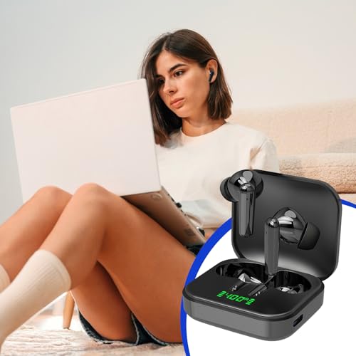 Auriculares inalámbricos de ruido con dispositivo de larga duración e intrauditivos 2