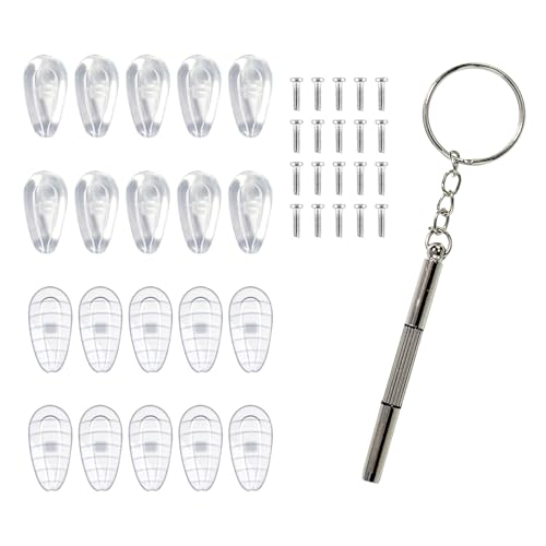 EKIND Ultra-Soft Silicone Nose Pads for Glasses, Anti-Slip &...