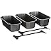 Nesco 5 Piece Buffet Serving Set For Roasters 3 Pans & 2 Brackets 18 Qt., 2-3/4 Qt. 11 In. L X 5 In.